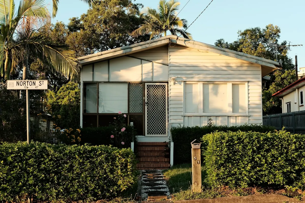 A corner cottage in Sydney